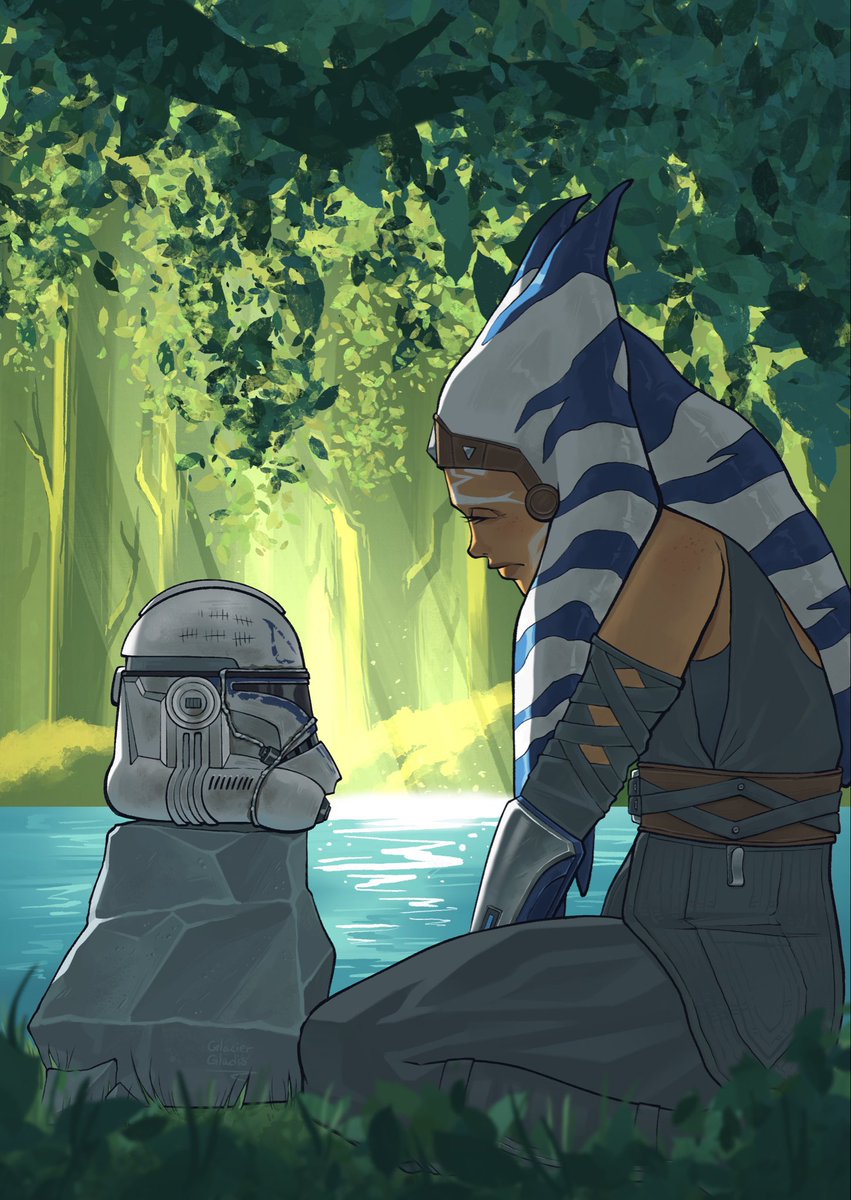 JediCollecting's tweet image. Ahsoka and Rex

Art by @Glacier_Gladis 

#StarWars #Ahsoka #CaptainRex