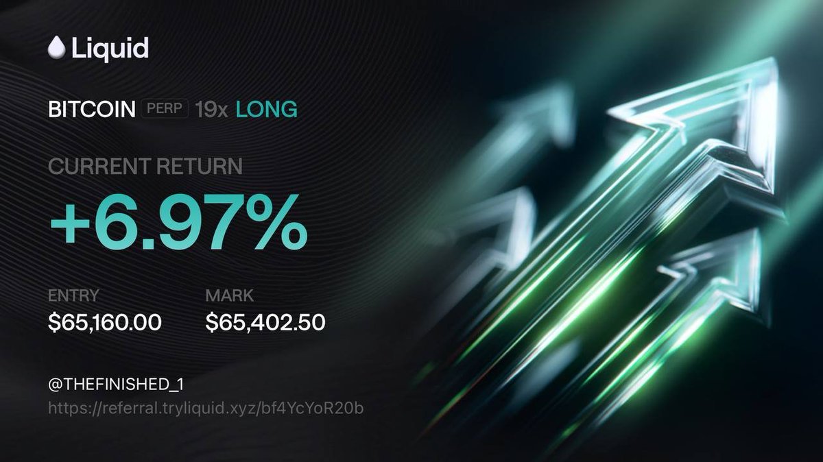 Today's trade on <a href="/liquidtrading/">Liquid</a> app
long $btc 
entry- already in 
sl- ideally losing 62,400
TP- ideally the box zone or the lines on the chart

when you zoom out to the 8hr or daily time frame, you will notice  a classic Wyckoff structure in play 

What is a Wyckoff pattern?
It's