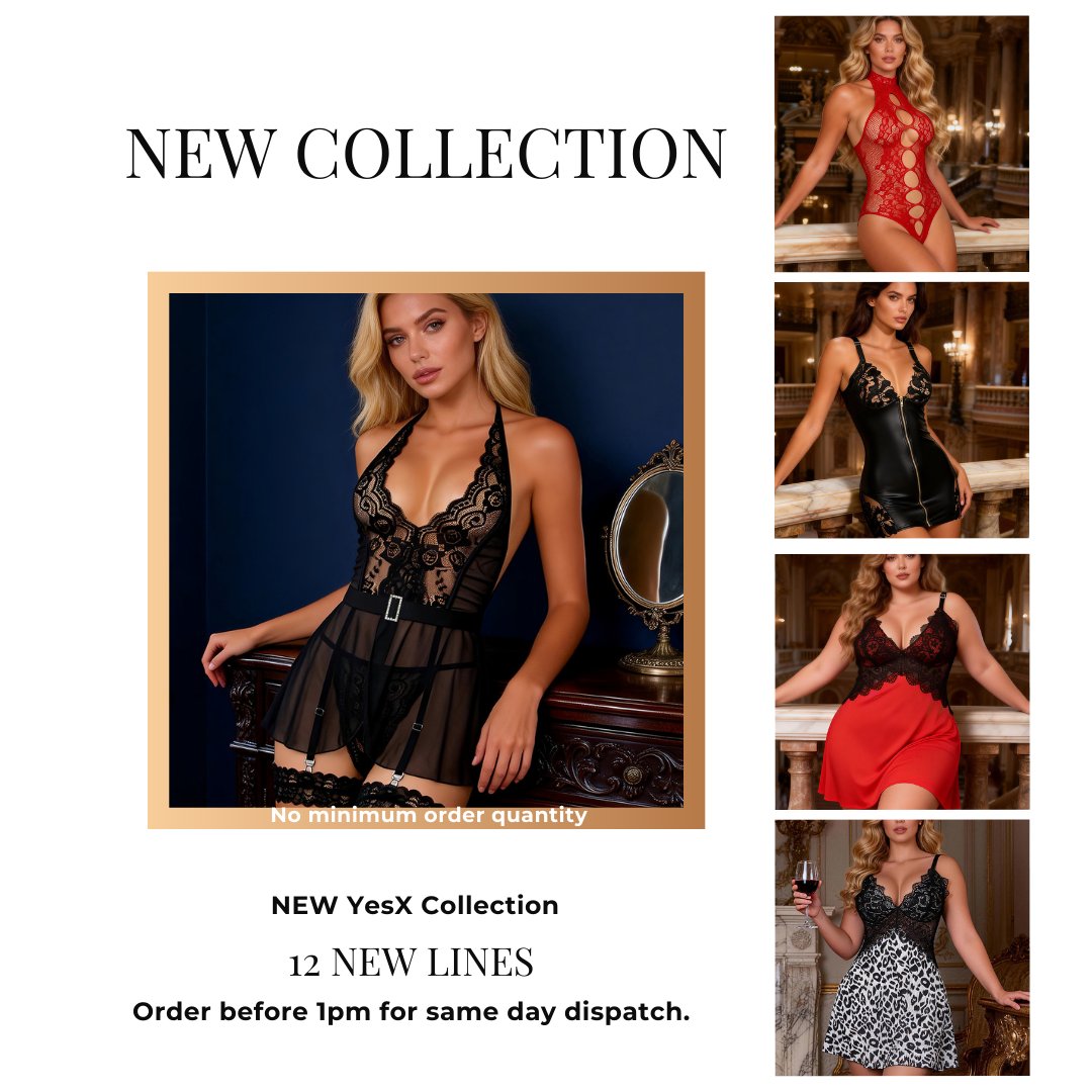 UK_Alterego's tweet photo. We’re excited to share that we’ve launched a dozen brand new YesX lines — that’s 12 new additions, now available on our site!
We can’t wait for you to stock this new collection! #YESX #B2B #StockNow #Dropshipping #NewArrivals https://t.co/0CDrBo0Atu