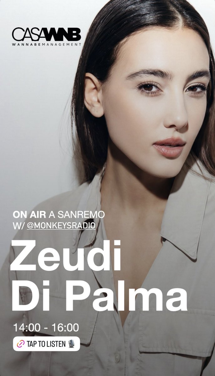 get ready !! we’re tuning in to zeudi on monkey’s radio from 14:00 to 16:00 
#zeudiners