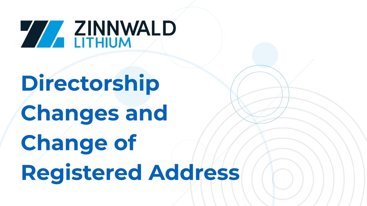 Zinnwald Lithium Plc tweet media