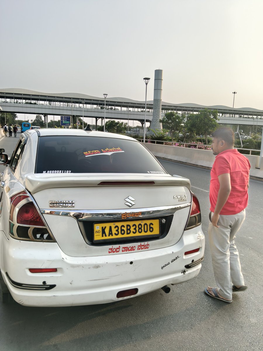 arpbks's tweet photo. This person illegally taking passengers from @Uber_India Terminal 1 in #Bengaluru &amp; later says give cash , cancel your uber ride. On denying doing so, he drops passengers out of the car.

Strict action needed @BLRAirport  @blrcitytraffic @BlrCityPolice @Uber_Support @Uber_India https://t.co/Da3H6YcMZp