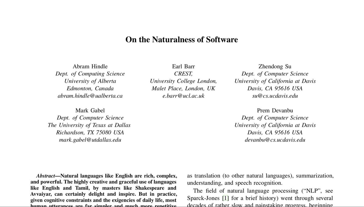 Bogdan Vasilescu tweet media