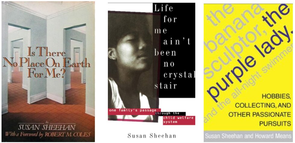 bennel62's tweet photo. #Keepingtabs on #authors in LINKcat: Susan Sheehan #books #reading #libraries #collectiondevelopment https://t.co/8ctSKYlAEo https://t.co/lciioeQQhz