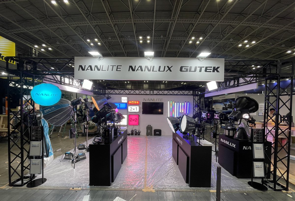 NANLITE_JAPAN's tweet image. 今日はCP＋設営日でした！
明日からついにCP＋始まります💡💡
ぜひNANLITEブース(No. 30)までお越し下さい🔥

#CPプラス2026 #CPplus2026 #NANLITE #NANLUX #GUTEK