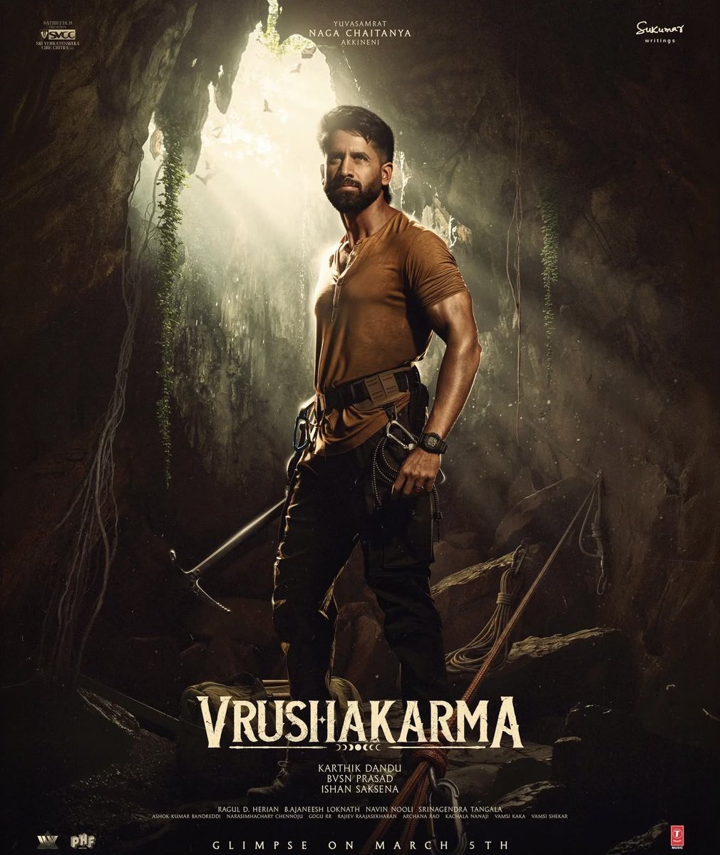 The long wait ends at 5:32 PM Today💥💥💥

Stay tuned to Yuvasamrat <a href="/chay_akkineni/">chaitanya akkineni</a> ❤️‍🔥❤️‍🔥❤️‍🔥

#VRUSHAKARMA #Nagachaitanya <a href="/karthikdandu86/">karthik varma dandu</a> <a href="/SVCCofficial/">SVCC</a> <a href="/Vrushakarma/">Vrushakarma</a>
#SUPERSTAR #NagaChaitanya