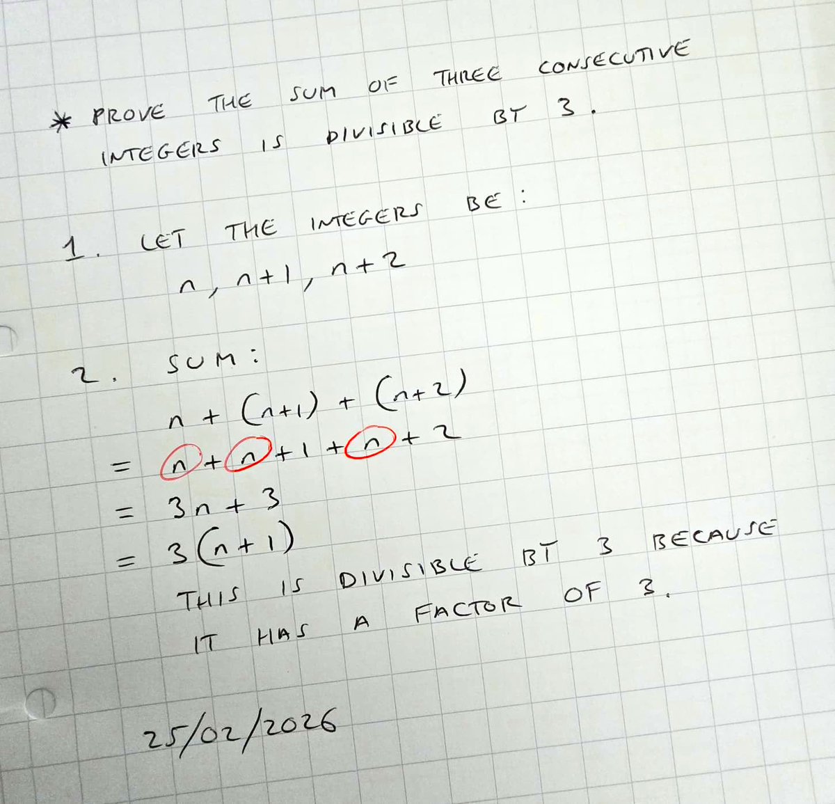 Edexcel iGCSE (Higher) algebra proofs: the standard forms toolkit (even/odd, multiples, consecutive, squares). 

Read: geometricbites.blogspot.com/2026/02/algebr… 📘🧠