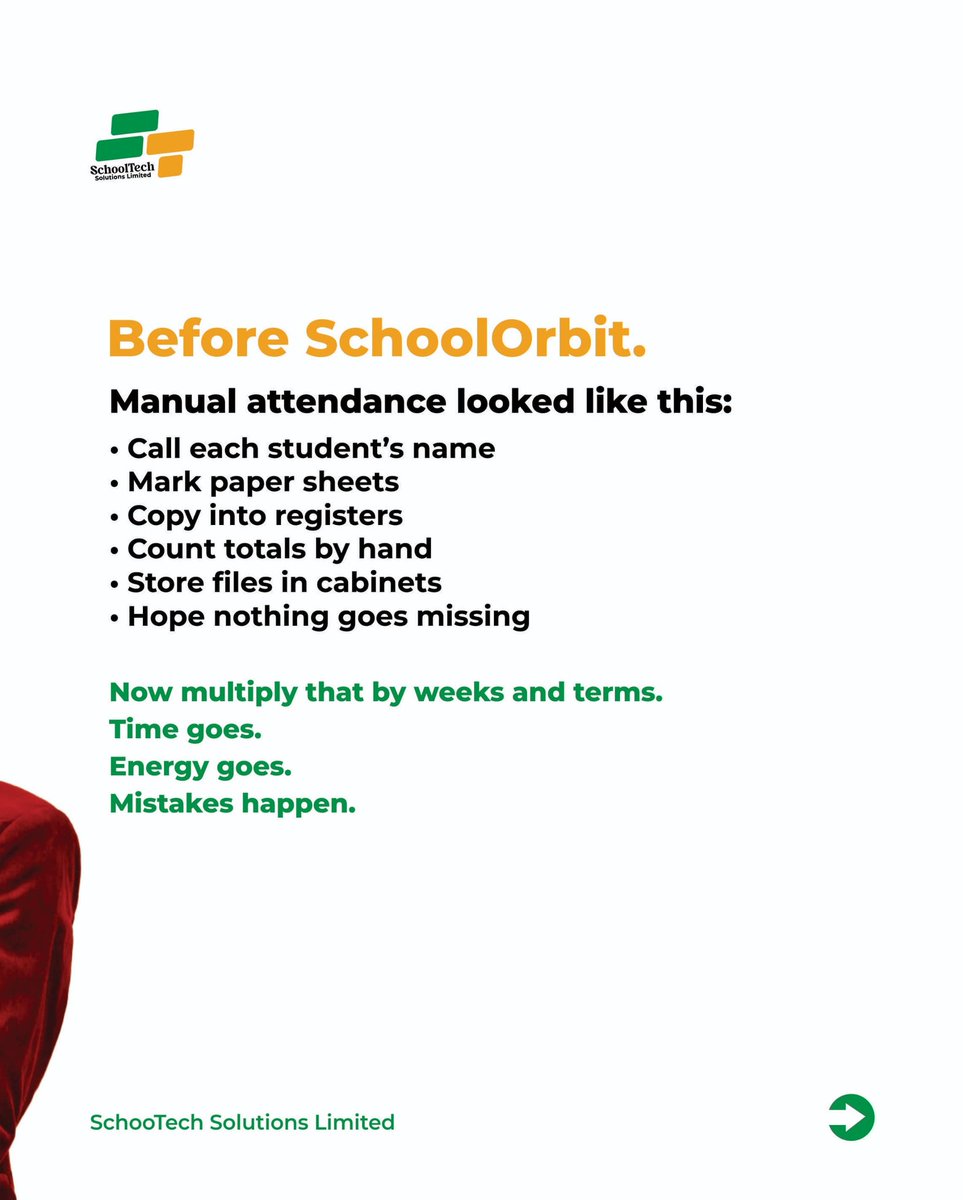 Schooltechng's tweet photo. 🚨 This Is Why Some Private Schools Will Struggle in 2026.
If you're still using paper registers, read that again.
Scroll.
Then decide if your system is helping you grow — or holding you back.
Reply DEMO.
#EdTechNigeria #SchoolManagement https://t.co/WqDVcA6rrN