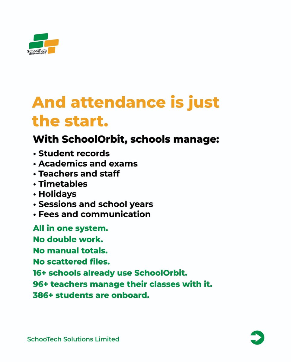 Schooltechng's tweet photo. 🚨 This Is Why Some Private Schools Will Struggle in 2026.
If you're still using paper registers, read that again.
Scroll.
Then decide if your system is helping you grow — or holding you back.
Reply DEMO.
#EdTechNigeria #SchoolManagement https://t.co/WqDVcA6rrN
