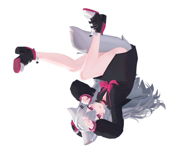 3Dモデル「りる」は、衣装として「GLEIPNIR_riru ver.」を標準搭載しています。
基本的には以前販売された「GLEIPNIR_kano ver.」と似ていますが、オーバーサイズなシルエットになっています。アクセサリーや靴もりるちゃん専用のデザインです! 