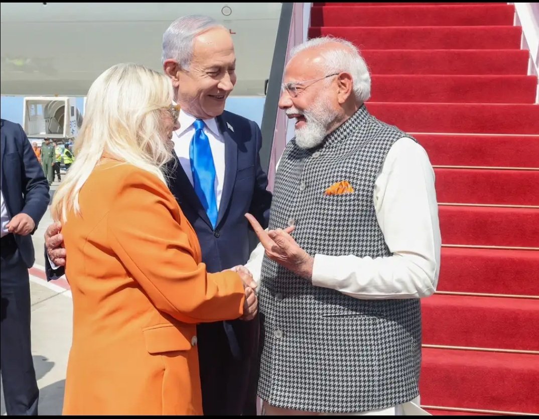 anandsh04294243's tweet photo. The meeting between PM Modi and Israeli PM Netanyahu will take India-Israel relations to new heights May it prove to be an important step towards friendship, cooperation and shared progress @netanyahu @narendramodi #IndiaIsraelPartnership #GlobalFriendship #StrategicCollaboration