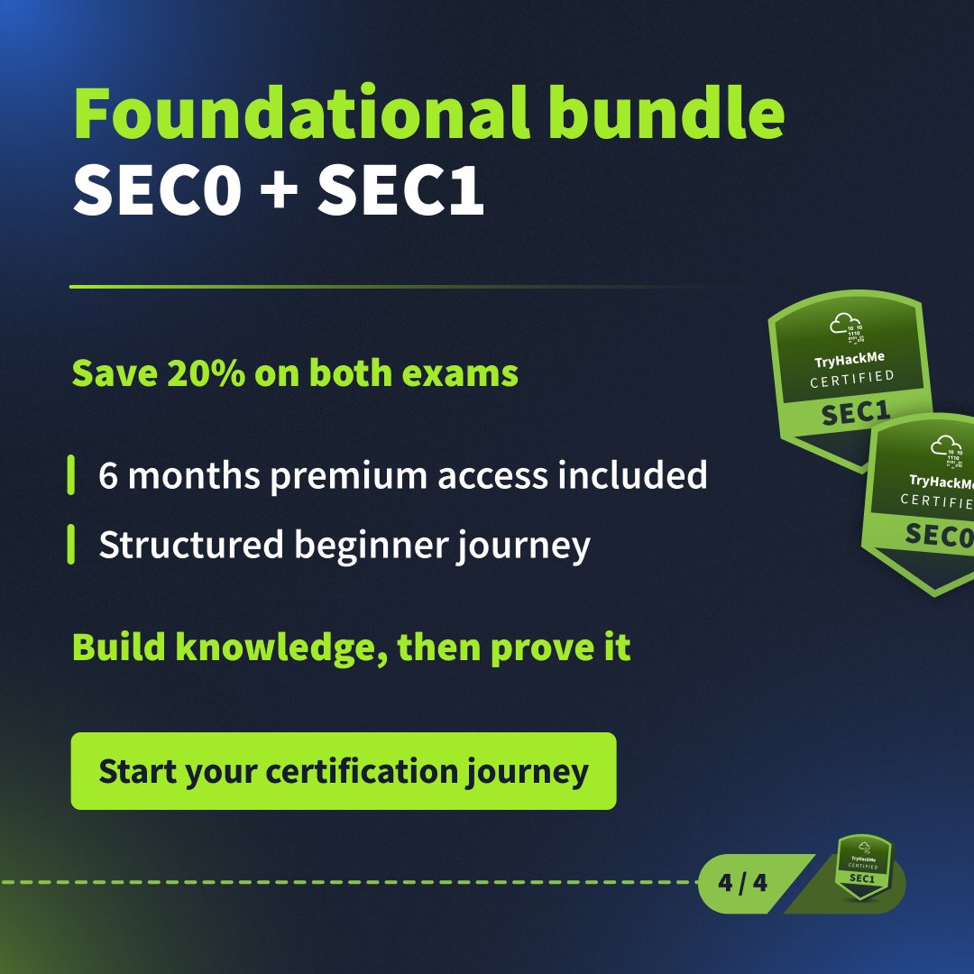 TryHackMe tweet media