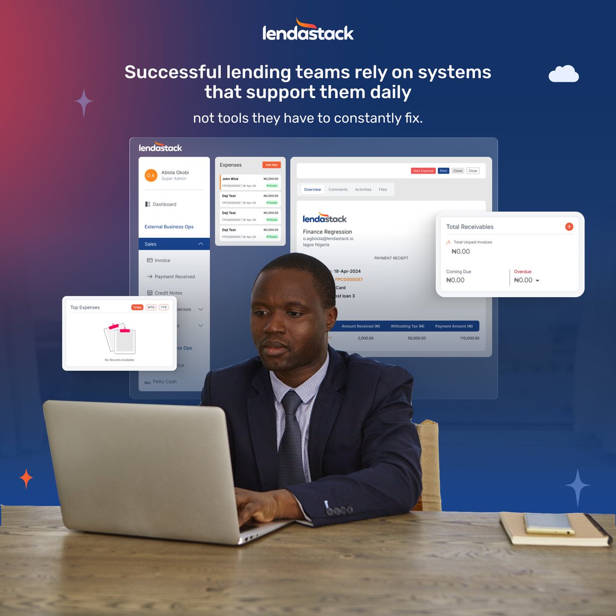 Lendastack tweet media