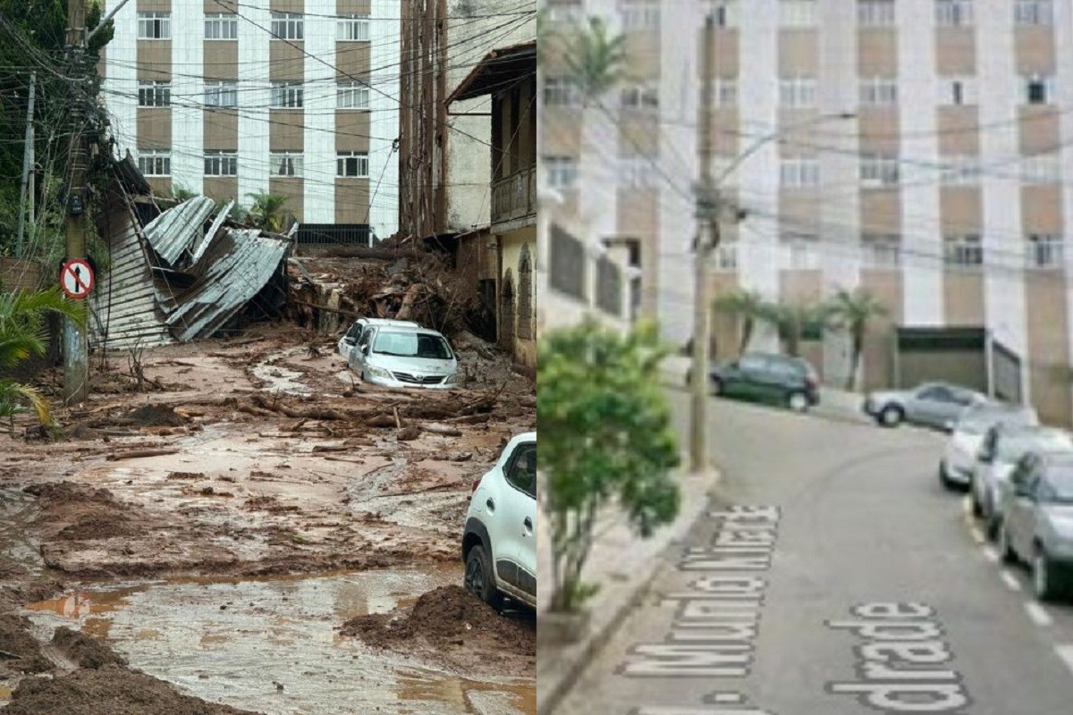 ANTES e DEPOIS: como ficaram os locais atingidos pelo temporal que deixou dezenas de mortos na Zona da Mata >> glo.bo/ym6oxqk