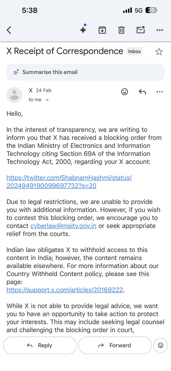 Shabnam Hashmi tweet media