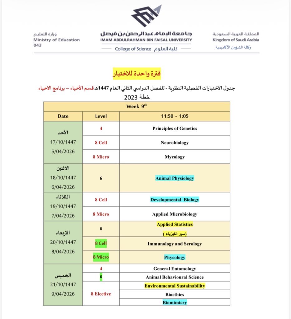 وكالة الشؤون الأكاديمية بكلية العلوم tweet media