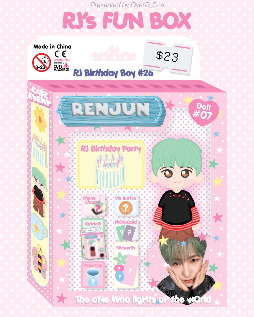 ˚. ᵎᵎ ²⁰²⁶ ReNjUn birThDay cAfe EvenT ⸜(｡˃ ᵕ ˂ )⸝♡

𐔌   .  ⋮ Rj’s fUn BoX🤪.ᐟ  ֹ   ₊ ꒱

📍Jakarta
🗓️ 2026.03.29

deTaiLs CoMinG soOoN <𝟑 .ᐟ

#런쥔 #RENJUN #黄仁俊 #RJFunBox  #RenjunBirthdayEvent