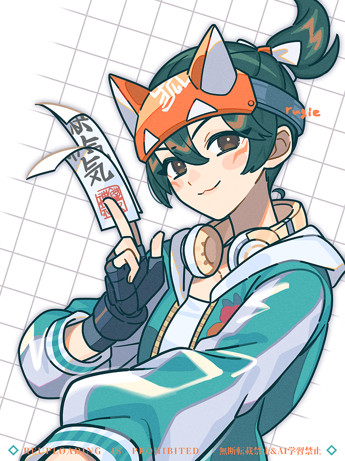 「キリコ(スカジャン) コラボカフェのジュノかわいい #OverwatchArt 」|ルジエ/ラギーのイラスト