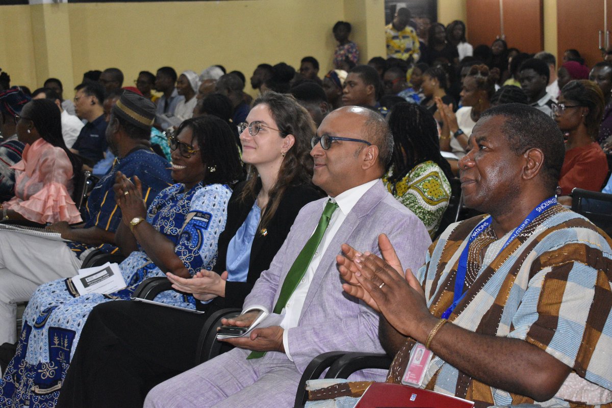 UNinGhana's tweet photo. Speaker after speaker at the #MotherLanguageDay symposium hosted by @UnivofGh is driving home the powerful link between #MotherLanguage, culture, diversity, and global development.
Truly insightful exchanges and rich dialogue throughout.
🧑🏫Teach it!🗣️Speak it! ✍️Write it! https://t.co/sGhCGyCqV2