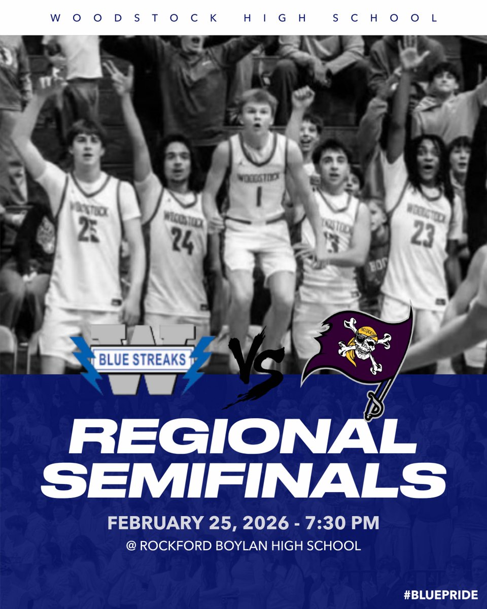 BlueStreakHoops's tweet photo. Cannot wait to get the IHSA postseason started tonight! We travel to Rockford Boylan to take on Belvidere in our 3A regional semifinal. Game starts at 7:30. Let's go! #bluepride https://t.co/7KB7Jrhhh7