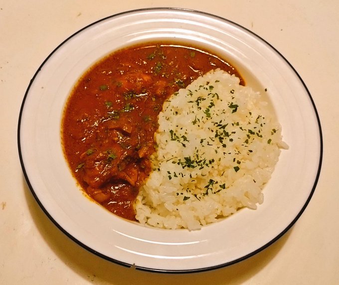 エイ肝チキンカレー 