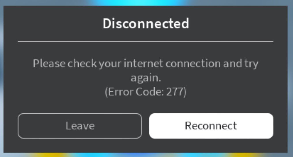 BloxyNews66's tweet photo. @Roblox 

Does roblox know that the "Reconnect" button doesn't work 😭 https://t.co/L911is4oMx