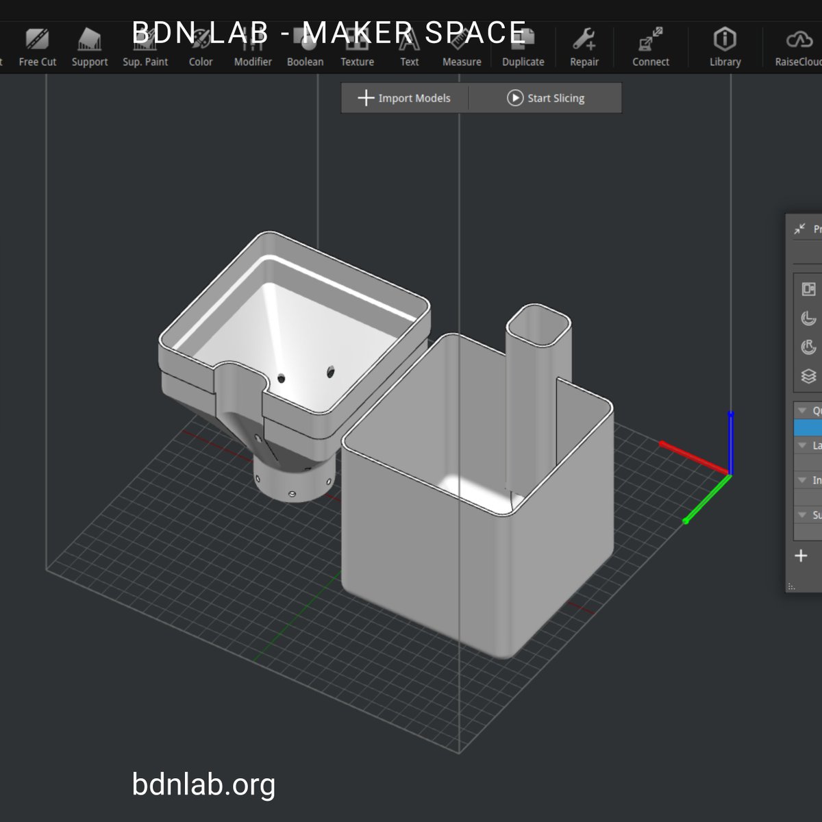 bdnlab's tweet photo. Aquest model de test imprès en 3D compta amb un petit dipòsit d'aigua que només has de omplir de tant en tant.

Les plantes del coworking del BDN Lab sempre tindran aigua... Gràcies a la impressió 3D 😃

#impresion3D #fablab #Badalona https://t.co/1toDHsbjwX