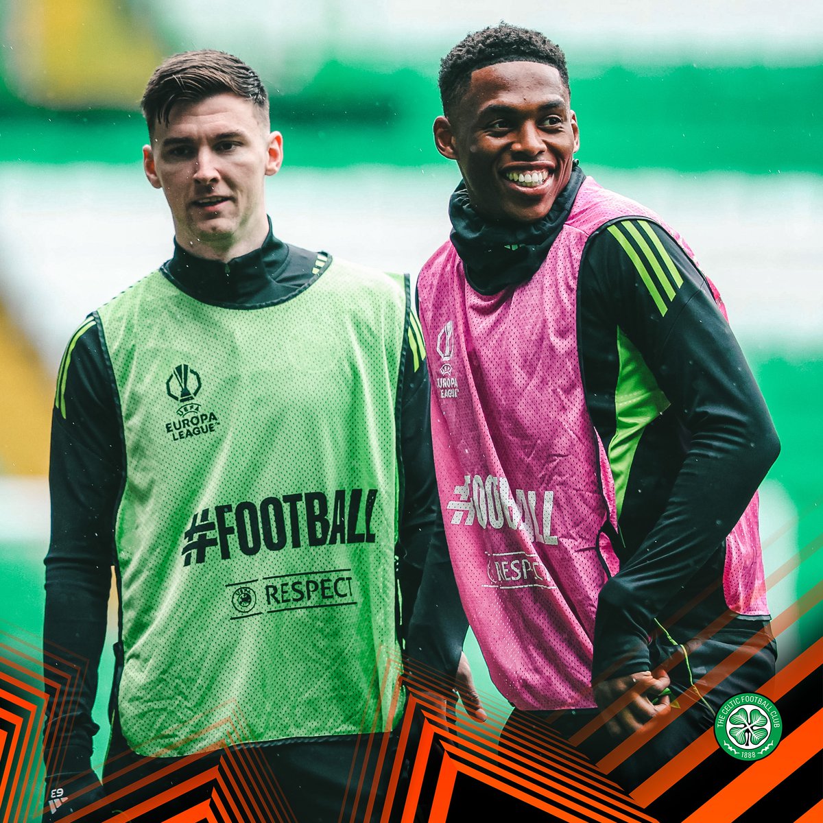 CelticFC's tweet photo. 🖼️ Training Gallery: #VfBStuttgartCeltic

#UEL | #CelticFC🍀