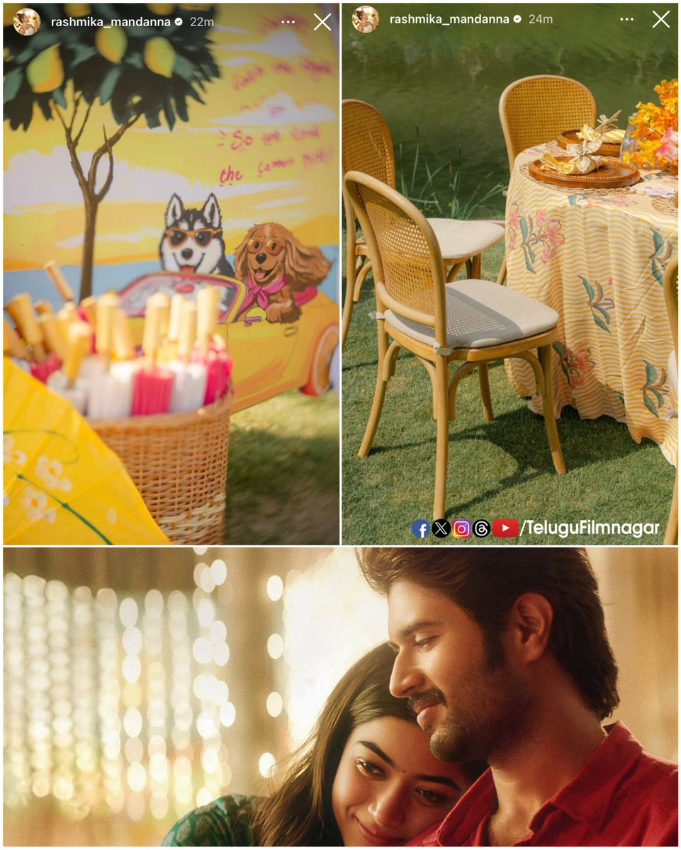 telugufilmnagar's tweet photo. A Blooming Celebration of Love at the #VIROSH Wedding 💛🥳

#VijayDeverakonda #RashmikaMandanna #TeluguFilmNagar https://t.co/JVoZ9KZRHx