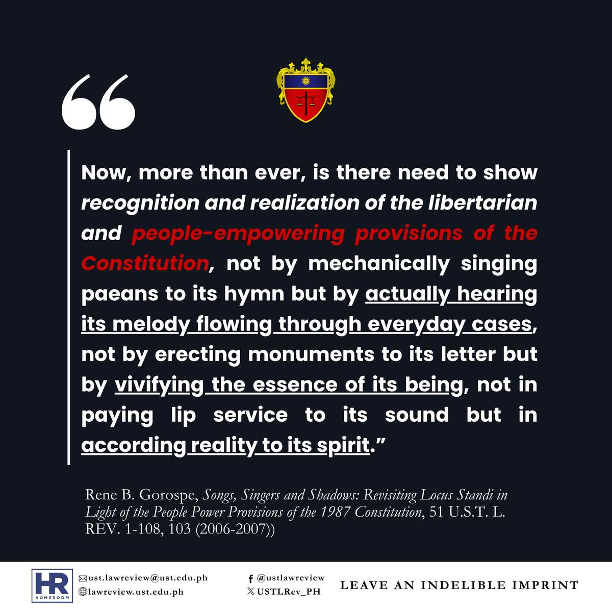 UST Law Review tweet media