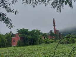 This is an abandoned furniture factory in Bassett, Virginia.

By 1960 this was the largest manufacturer of wooden furniture IN THE WORLD. 

Employed more than 3000 people in a thriving town. They even had an Opera house.

After China entered the WTO, all lost.