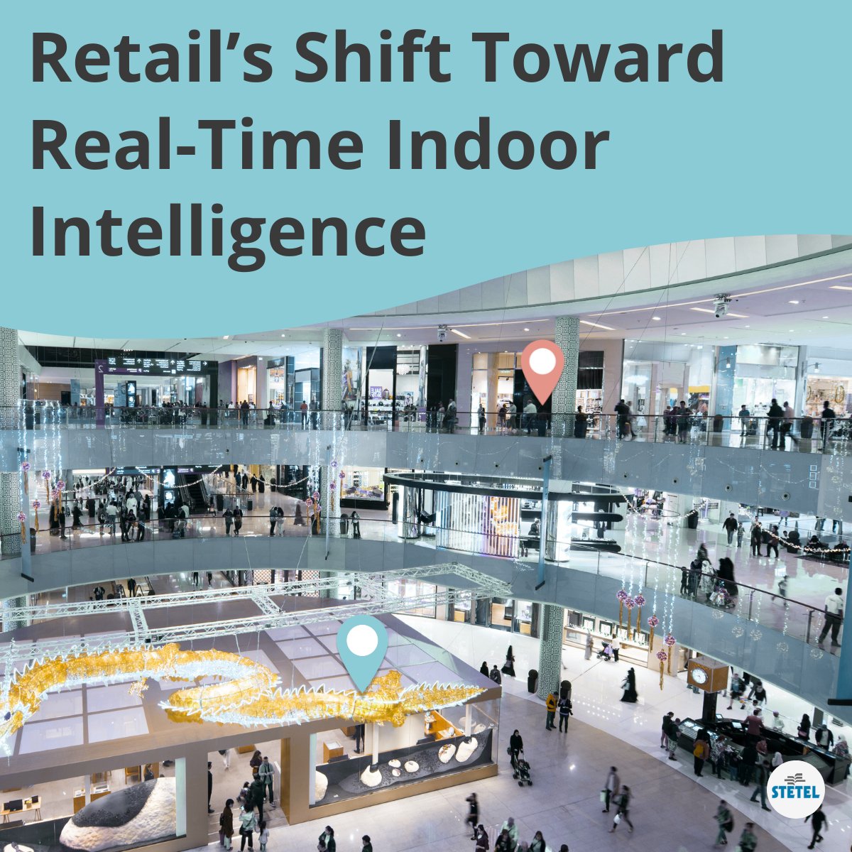 StetelSrl's tweet photo. #Retail already represents 22% of the indoor positioning market and #UWB is set to more than triple in the next decade. 
Why? Centimeter-level accuracy is becoming essential for real-time retail intelligence. Discover about our #UWBiqTag at: https://t.co/WLAb4z6q2Y https://t.co/FSc9vmeiJc