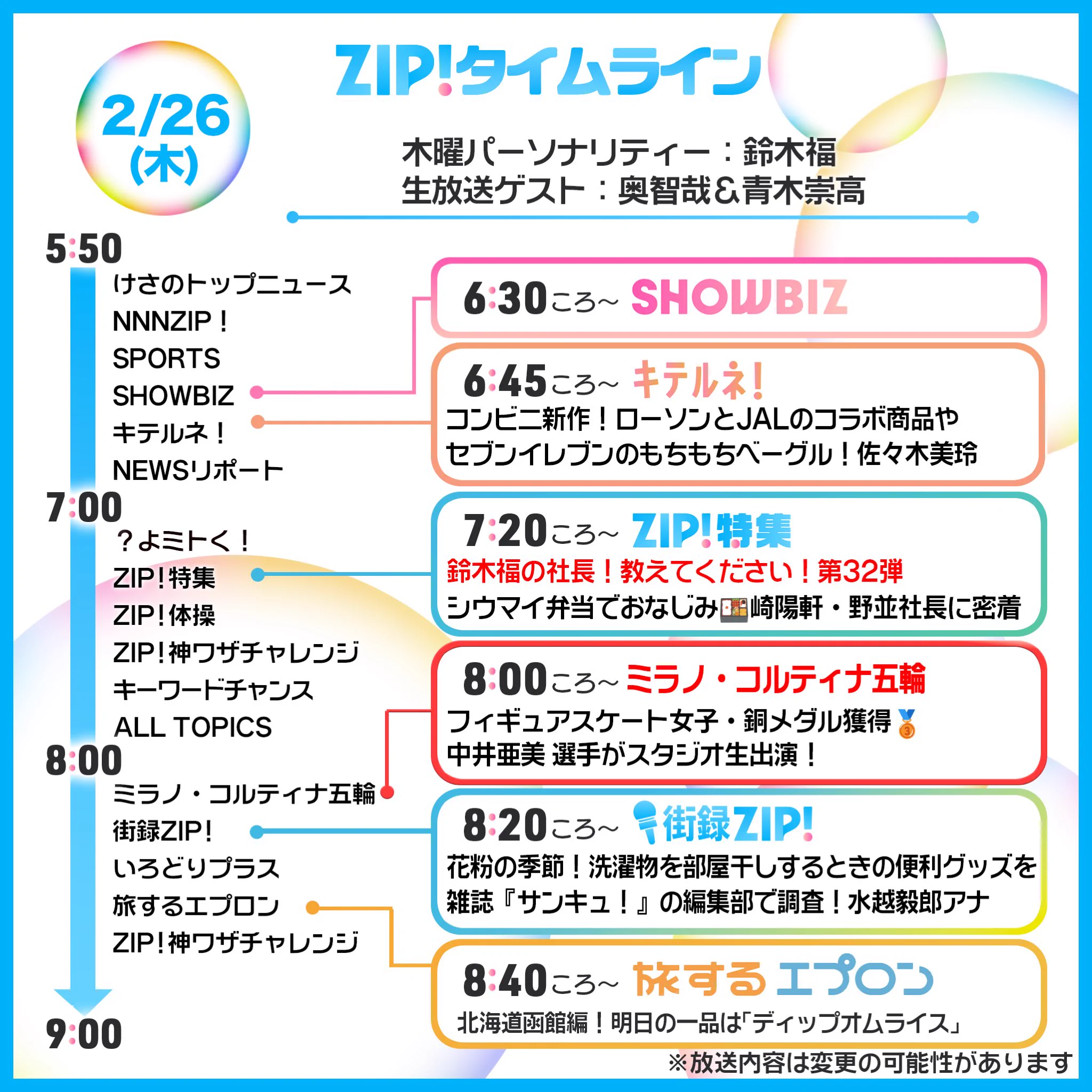 ZIP! 【公式】 on X: 