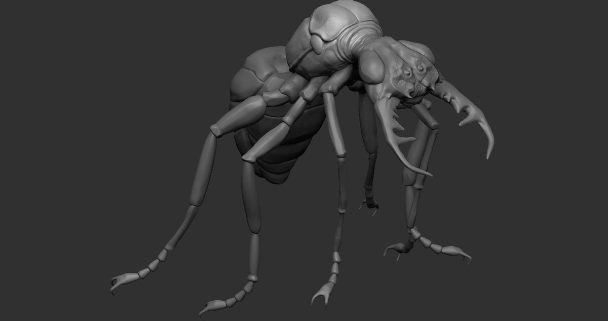 kangaroo8484's tweet photo. 昆虫模写　羽はどうやって作ればいいの？
#ZBrush #3DCG https://t.co/OKK536aZqX