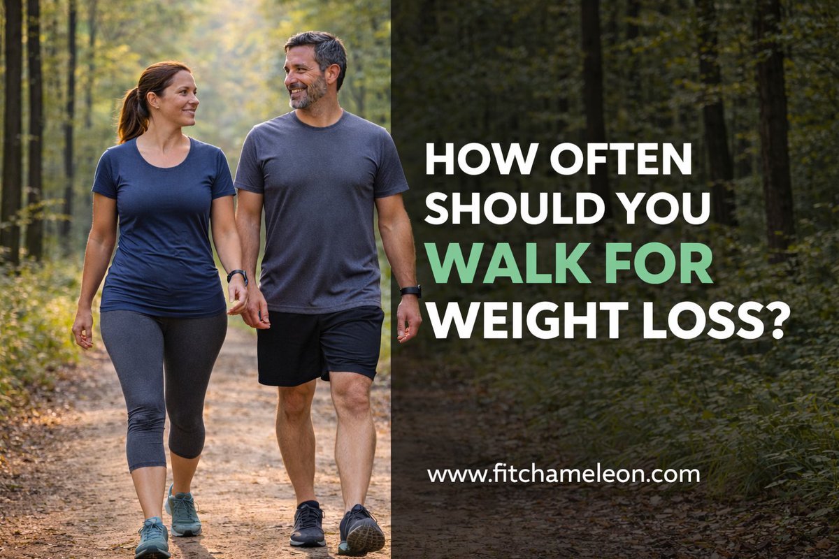 How often should you walk for weight loss?
For many people, 3–5 walks per week is enough to support steady progress when done consistently.
It’s less about perfection and more about repeatable patterns.

fitchameleon.com/how-often-shou…

#Walking #WeightLoss #HealthyHabits  #Fitness