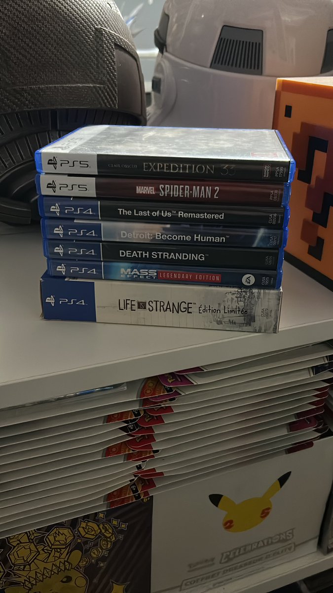 Here we go again pour 15 jours à la maison.

J’ai fais ma potite sélection de jeux à faire/à refaire, ça devrait pas mal m’occuper.