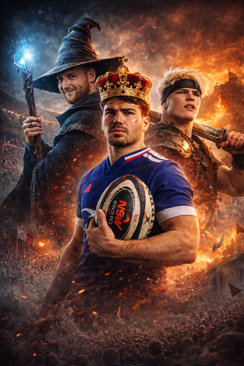 Antoine Dupont, Finn Russell y Henry Pollock, los que manejan el ritmo del rugby europeo con su calidad, sus reacciones, su desparpajo y a puro impacto. Tipos que generan algo extra más allá del juego.

#Dupont #Russell #Pollock #SeisNaciones #SixNations