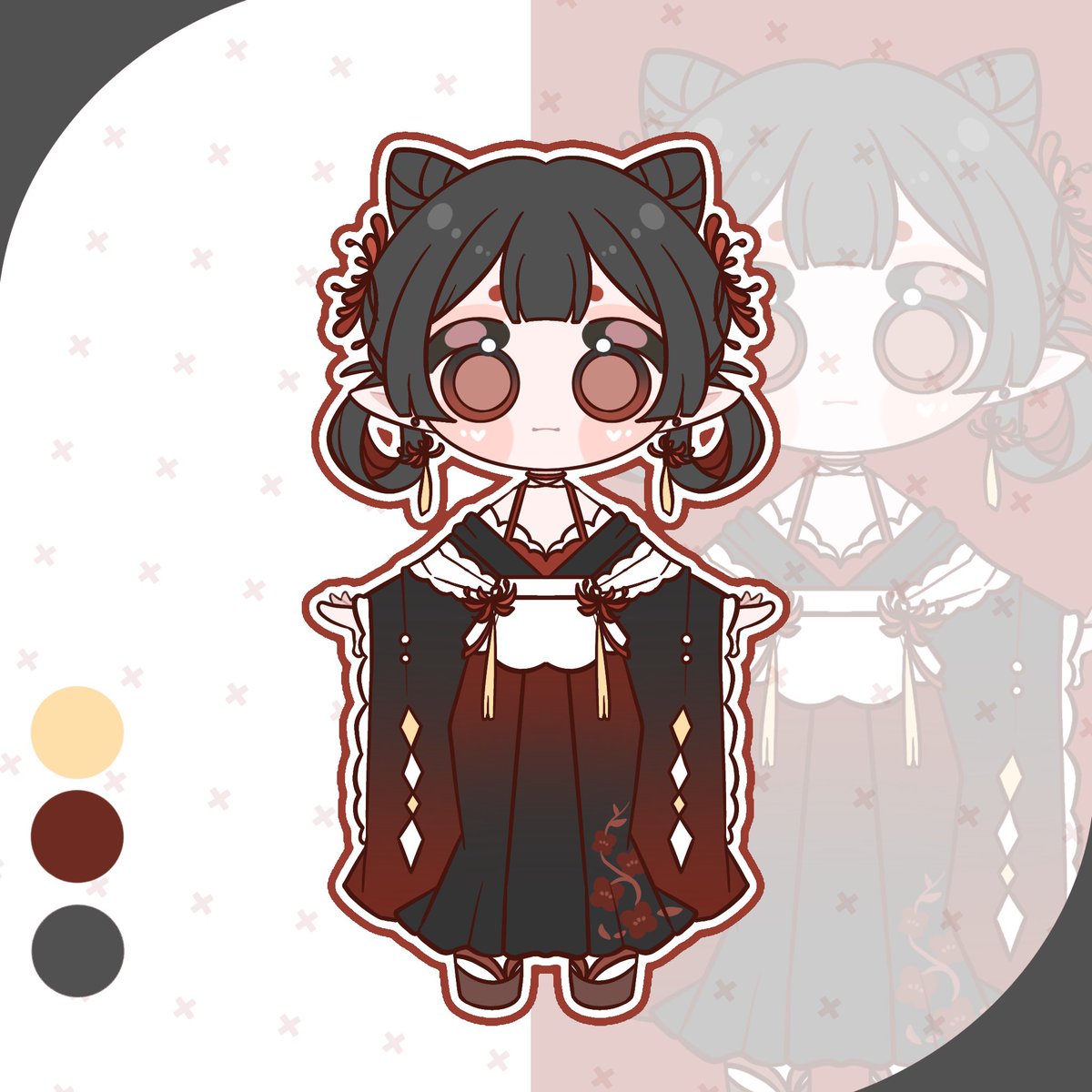 #售設 #空殼設 #接委託 #原繪師

歡迎帶回家🫶

一隻350$

🧧幸運錦鯉

🪸珍珠珊瑚

🍫巧克力愛戀

👺彼岸花

匯款、無卡、禮品卡（需+50）

V用*2.5買斷*4

V用、買斷優先
（一般價不可做茅點更改）

可扒衣使用☑️

推推感謝🩵

保留可加錢攔截