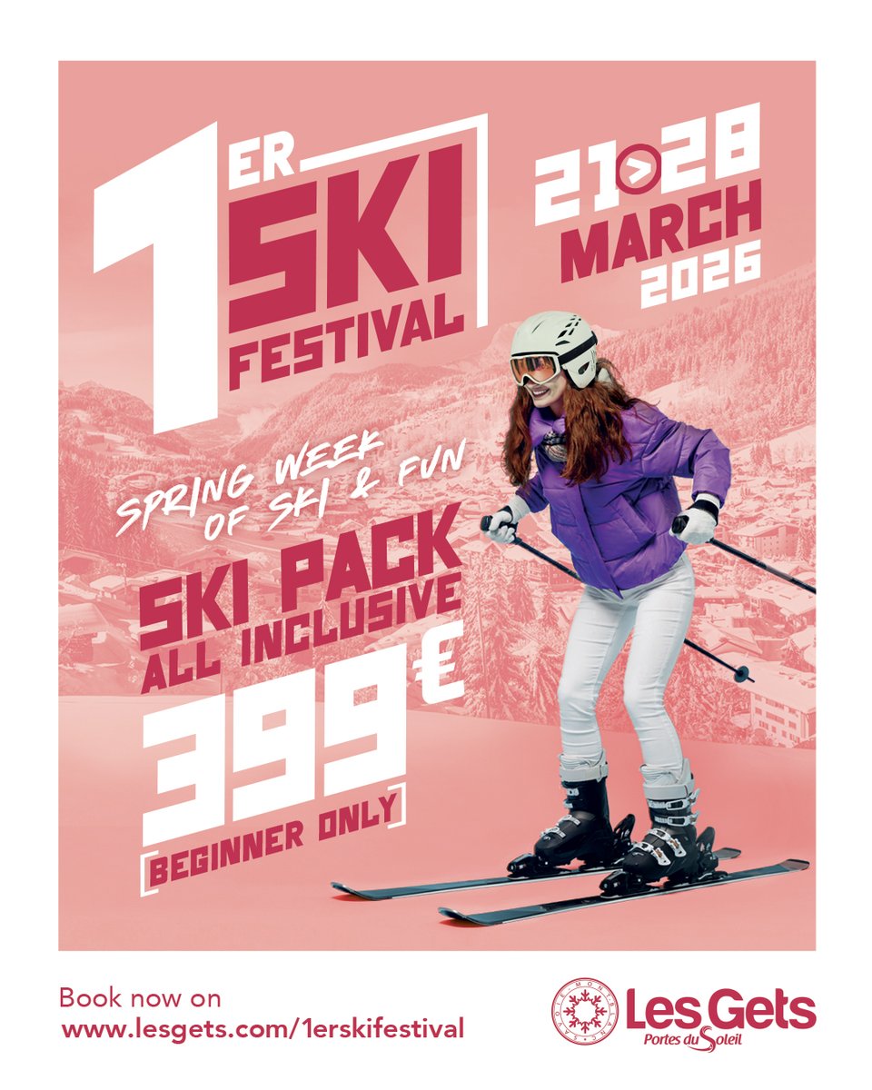 Chalet Bluebell &amp; The Ski Gathering are teaming up for the Premier Beginners Ski Festival in Les Gets this March ❄️ An all-inclusive, fully catered ‘Ready to Ski’ week for complete beginners of all ages. Lessons, kit, lift pass, spa &amp; après — just turn up and enjoy!