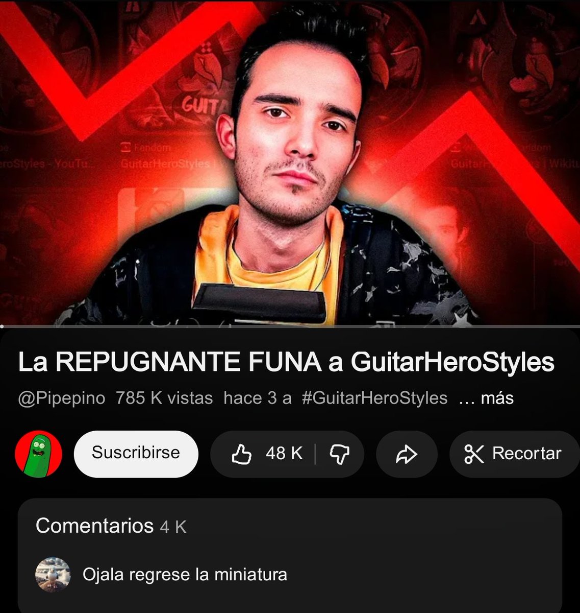 Imagina borrar lo único bueno que le diste al internet.