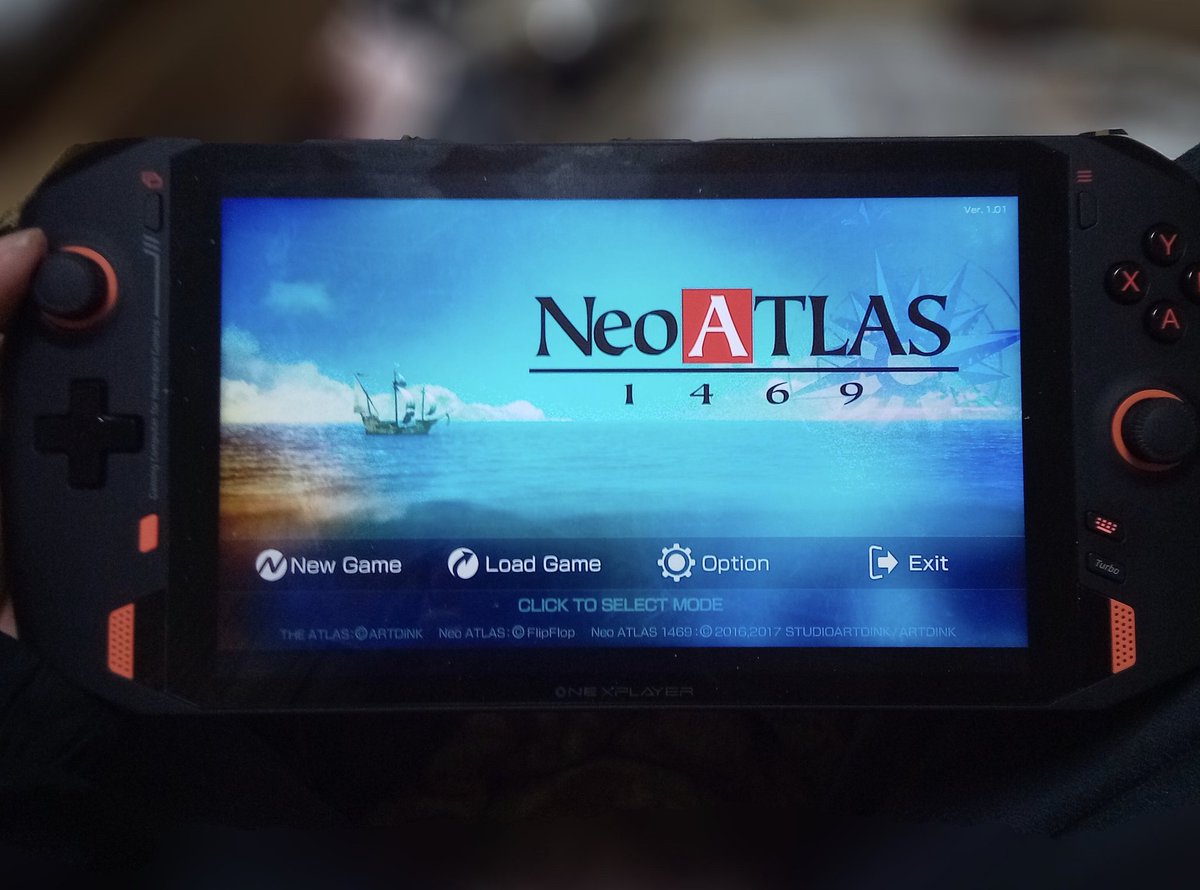 よしひろさん（@charlie_jp ）にいただいたONE XPLAYERでPC版のネオ