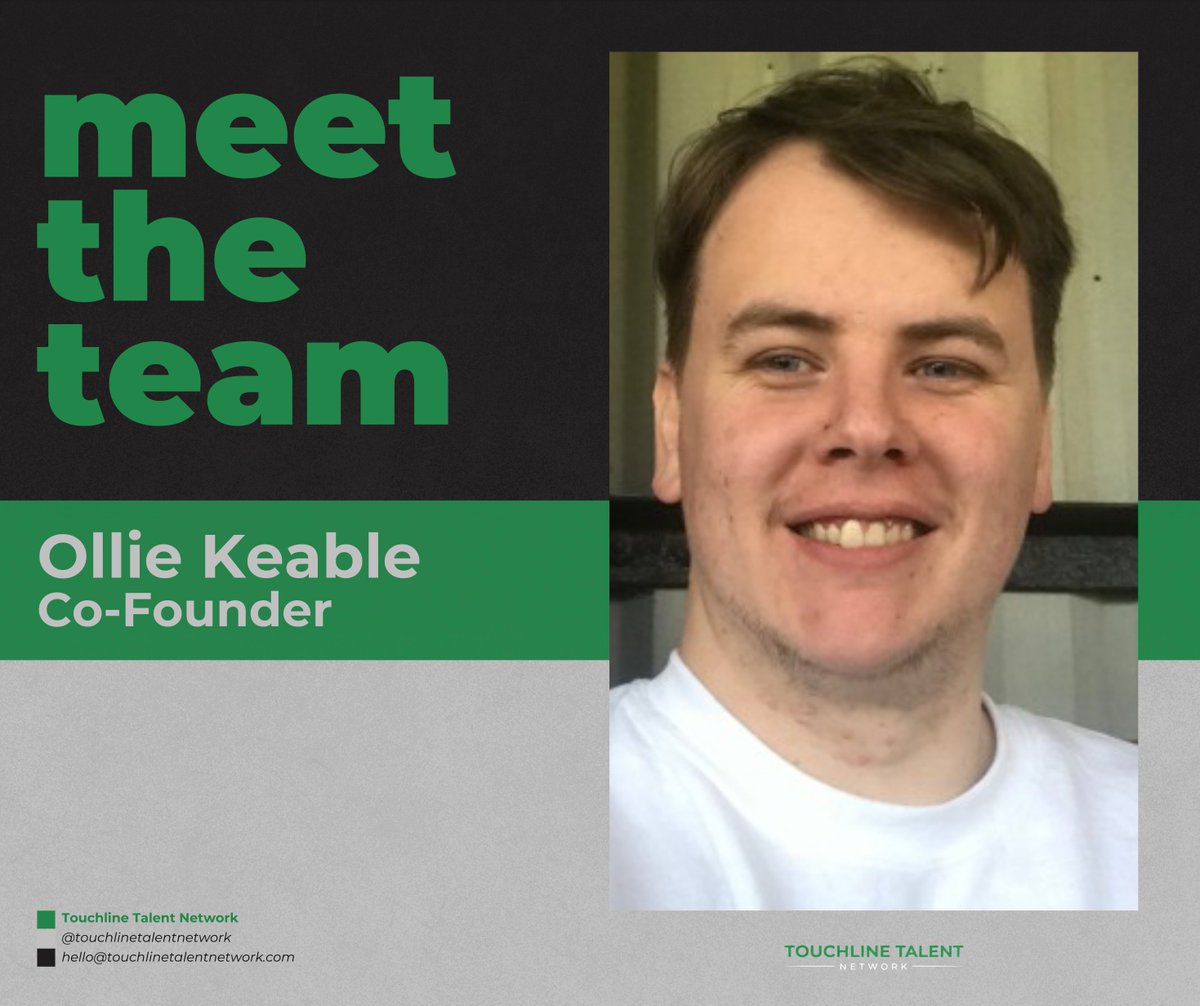 TouchlineTalent's tweet photo. ⚽️ Meet the Team ⚽️

Ollie Keable – Co-Founder of Touchline Talent Network. Driving strategy, building non-league relationships &amp; creating real opportunities for players and clubs. Passionate about talent ID with strong Nordic transfer insight. 

#MeetTheTeam #NonLeague #Scouting https://t.co/qrnSWZeueO