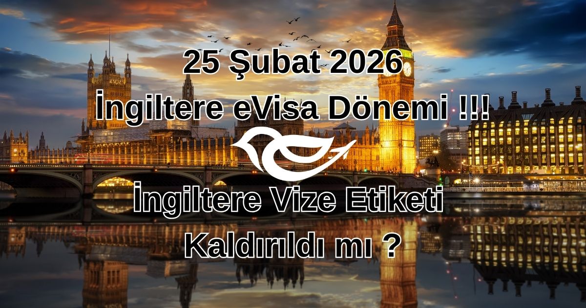 ❗ İngiltere vize etiketi kaldırıldı mı?

25 Şubat 2026’dan itibaren İngiltere eVisa 2026 dönemi başlıyor.
UKVI hesabı zorunlu mu? Seyahat nasıl olacak?
Tüm detaylar burada 👇
 tumdunyavizesi.com.tr/ingiltere-evis…

#İngiltere #eVisa2026 #VizeDanışmanlık