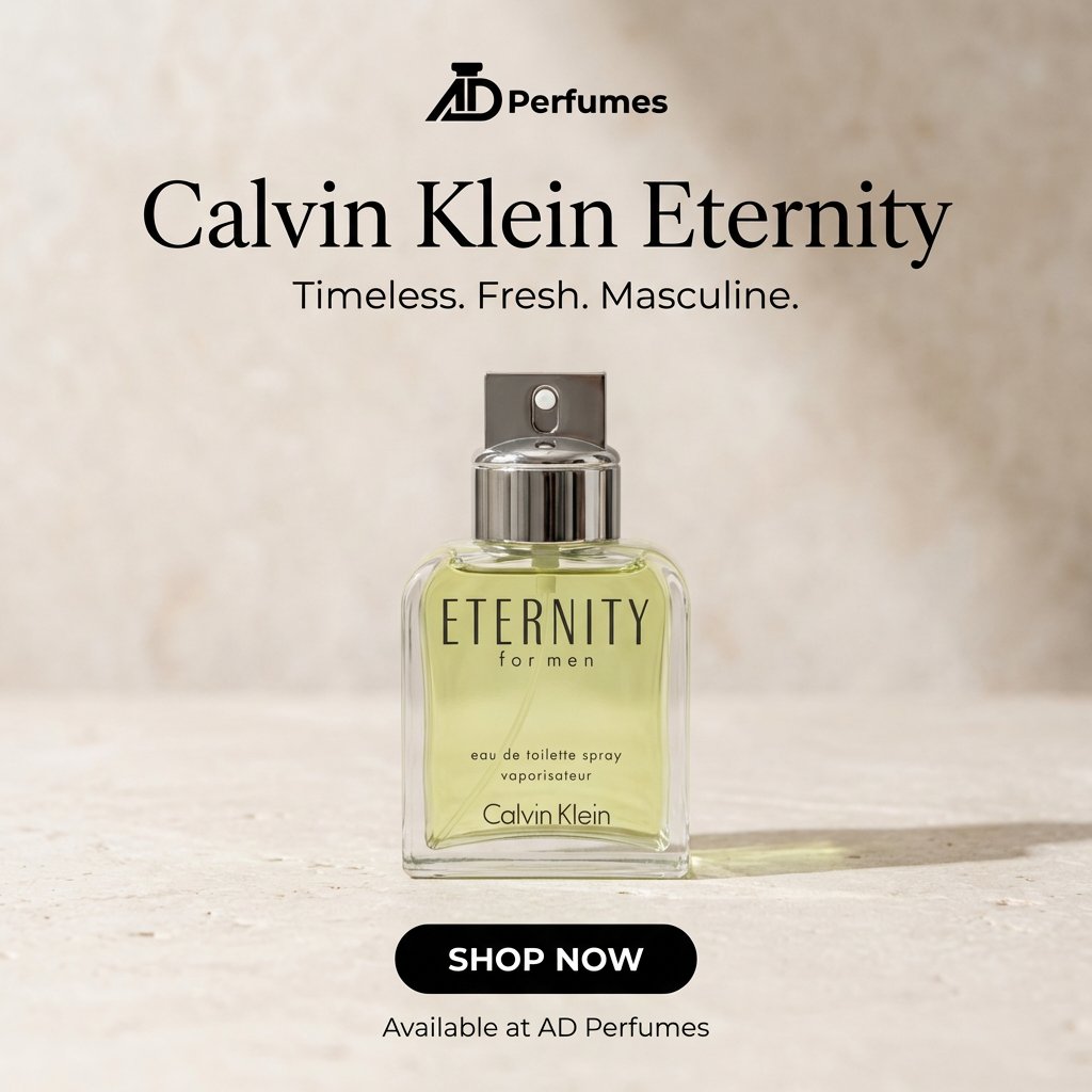 adperfumes_ae's tweet image. Looking for a fresh, everyday designer fragrance?

Calvin Klein Eternity 100ml EDT — clean, masculine, and long-lasting.

A must-have in every man’s collection.

Order now.

#BestMensPerfume #CKFragrance #LuxuryForMen #EverydayScent