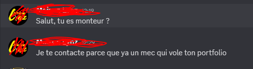 Ayuxay's tweet photo. Faites attention à qui vous envoie le message, si je recherche des clients je viendrai vous DM directement avec mon compte (UnN'Inconnu) , l'usurpation d'identité est très grave et punis, ne répondez jamais au DM de ce personnage utilisant mon portfolio :) #monteurvidéo #monteur https://t.co/km9iUC5De1