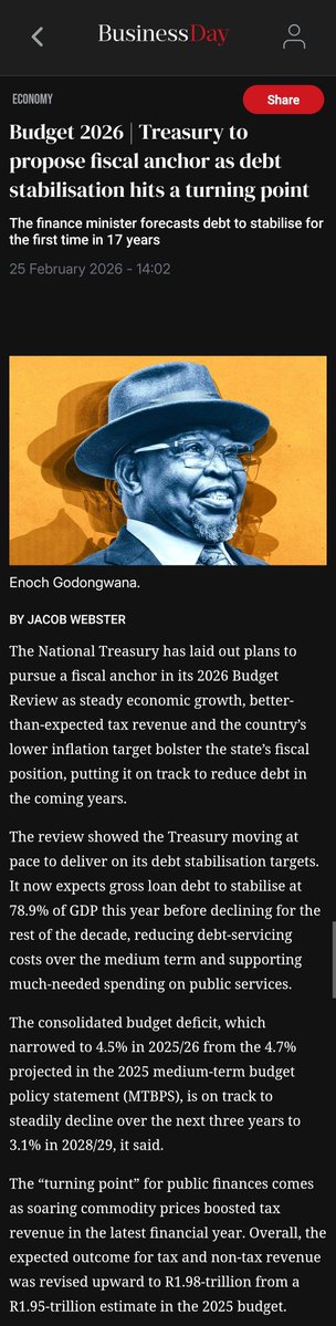 Snippets from #SABudget2026