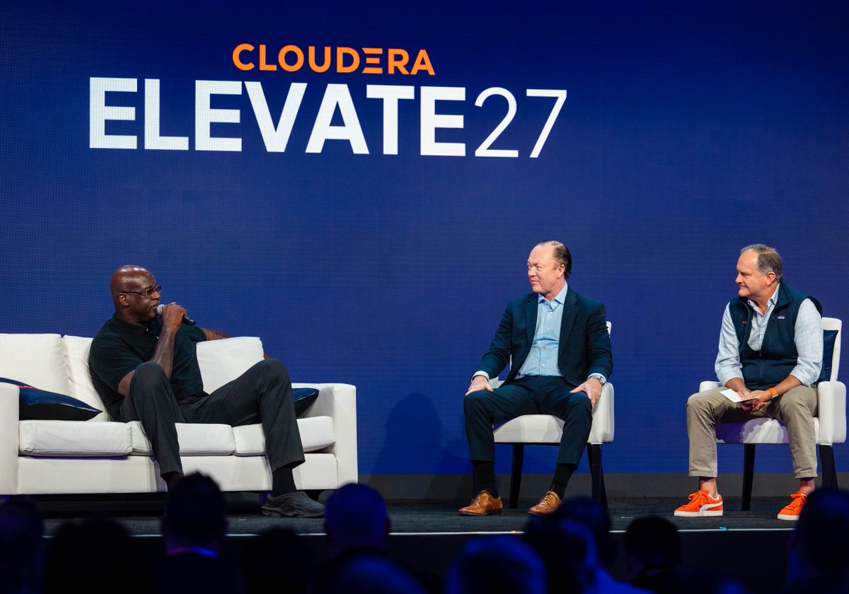 mayankbaid's tweet photo. What a way to start the year! @cloudera welcomed @SHAQ as a guest speaker at #ELEVATE27, and it was nothing short of inspiring. It's a winning start to a big year ahead! Read more: https://t.co/UnYH4nLAHI https://t.co/KXGTbRqcmU
