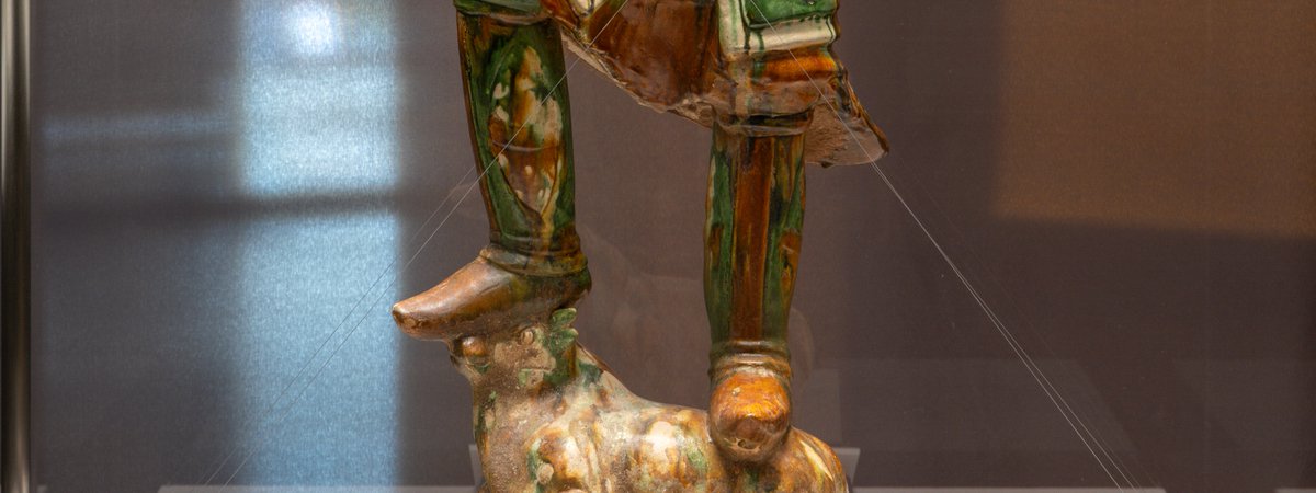 作品紹介🏺／ 三彩天王俑（さんさいてんのうよう） 墓を外敵から守る