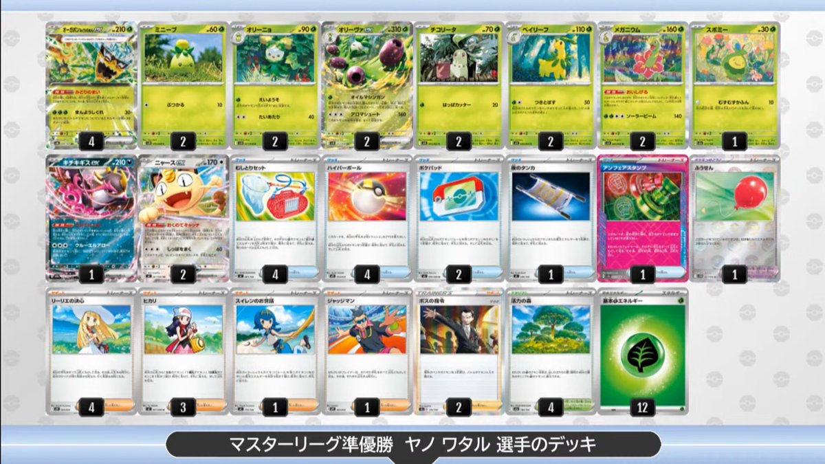 オリーヴァex デッキ】 配信でも公開されていたCL準優勝者レシピを紹介