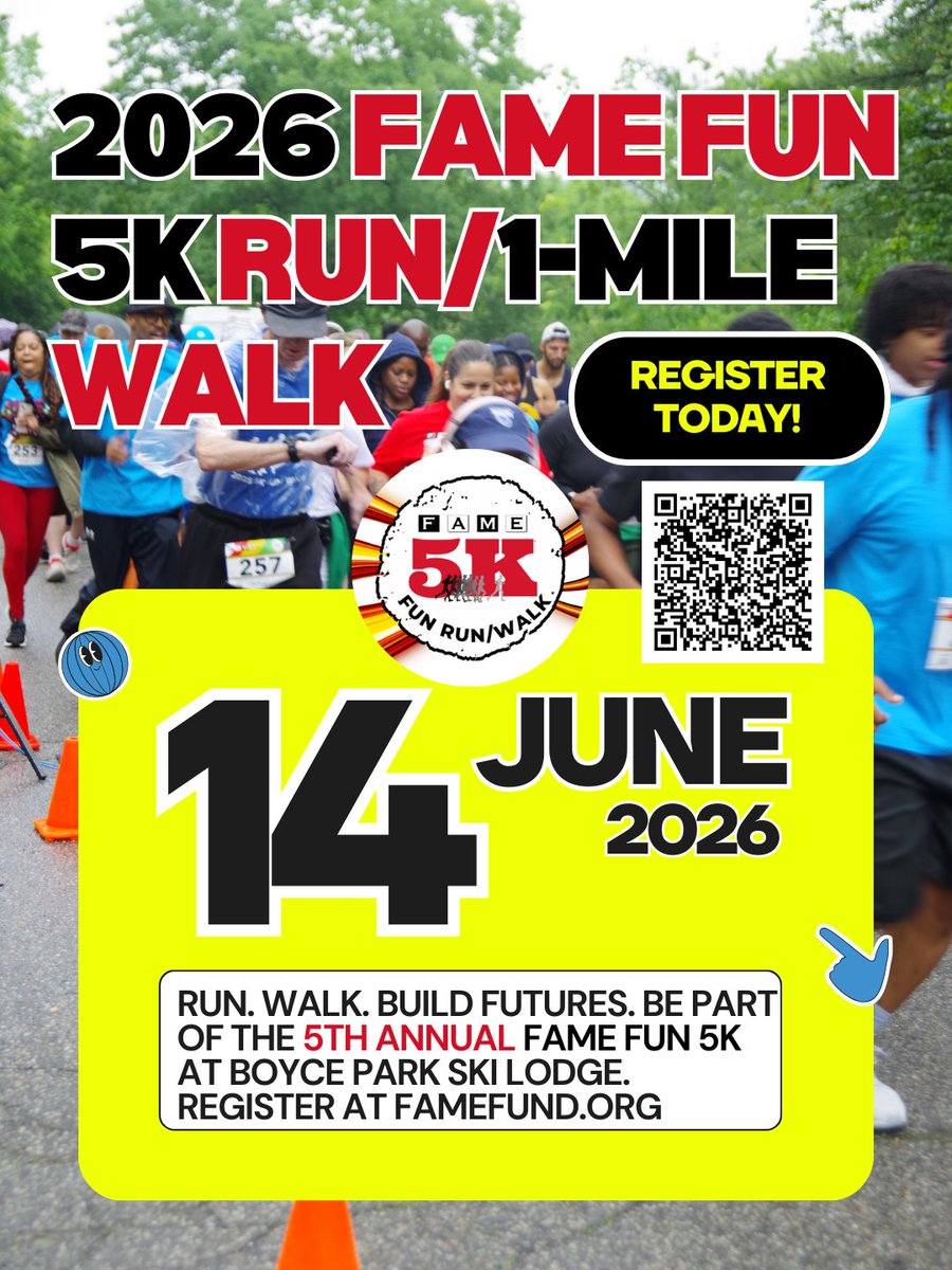 famefundpgh's tweet image. EARLY BIRD ENDS APR 12 🐦

Join the 5th Annual FAME Fun 5K
📍 June 14 | Boyce Park
Run. Walk. Build Futures.

Register &amp;amp; save now:
runsignup.com/Race/PA/Plum/F…

#FAME5K #BuildFutures